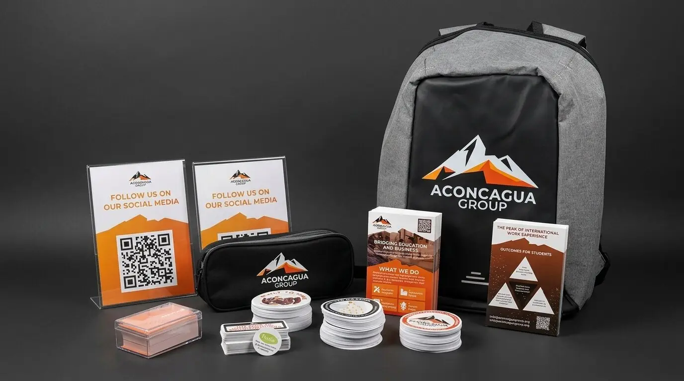Kit completo entregado para el evento de Aconcagua Group