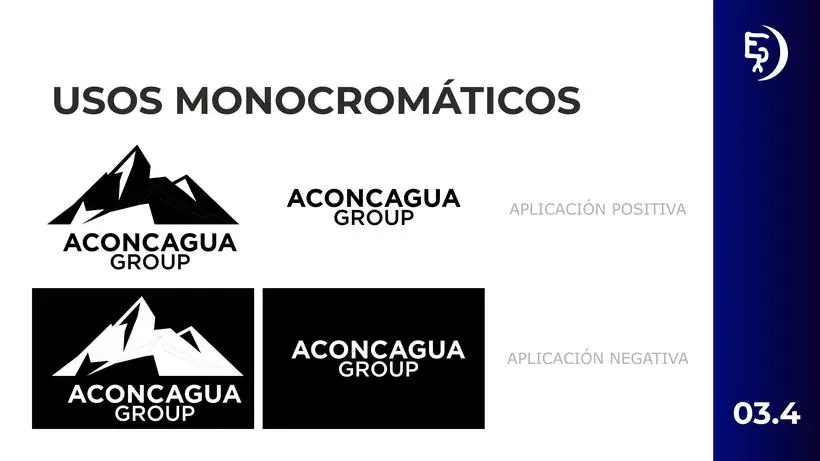 Manual de marca · usos monocromáticos