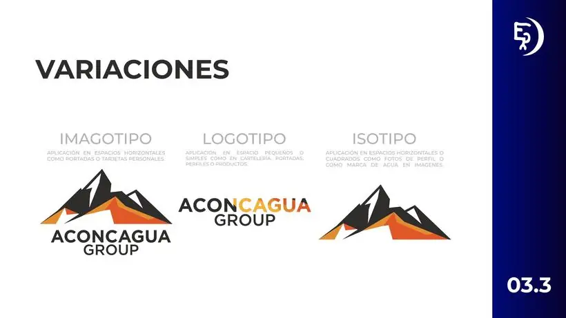 Manual de marca · variaciones