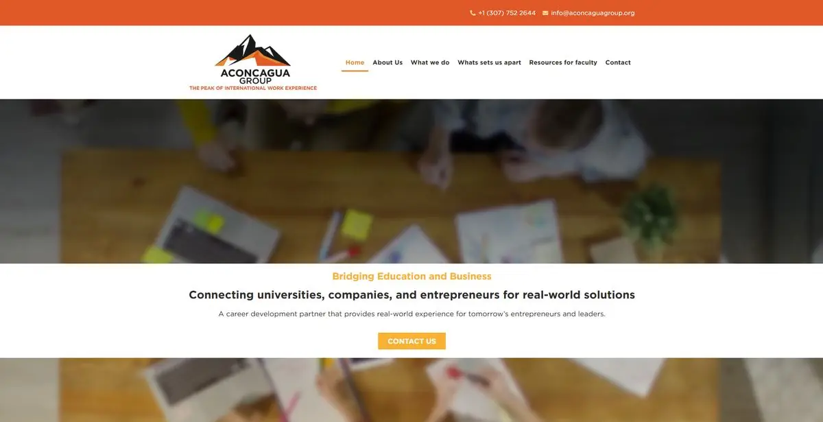 Home del sitio de Aconcagua Group